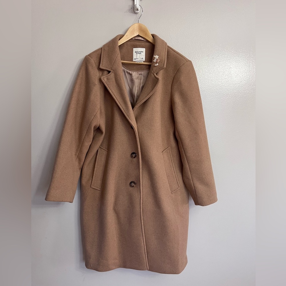 Abercrombie
& Fitch wool blend coat